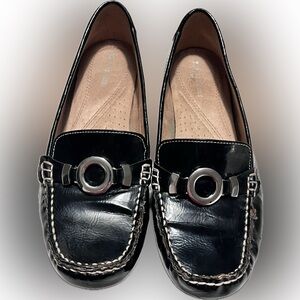 Women’s Naturalizer Gabina Black Patent Leather Slip-On Loafers